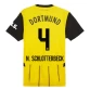 BVB Borussia Dortmund N.Schlotterbeck Hjemmedrakt 2024/2025